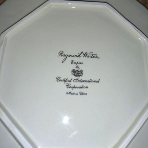 Raymond Waites Empire Equus Zebra Plate 9'in Set Of 2 - Picture 10 of 10